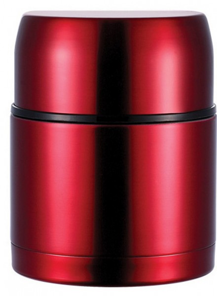 Bergner Thermobehälter Thermoskanne Thermobecher Isolierkanne für Speisen 0,5l Rot