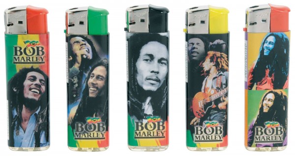 5stk. Feuerzeug "Bob Marley"