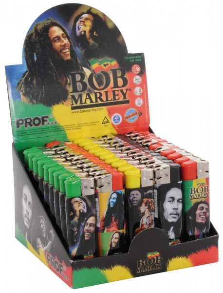 50stk. Feuerzeug "Bob Marley"