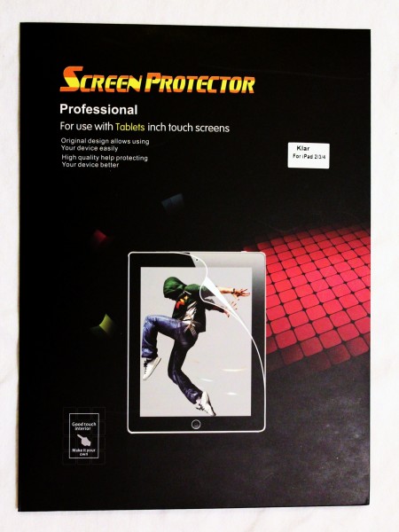 Displayschutzfolie Schutzfolie Screen Protector Klar für iPad 2/3/4