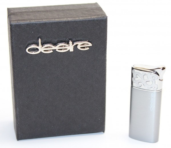 Feuerzeug "Desire" mit Geschenkbox hellsilber / silber