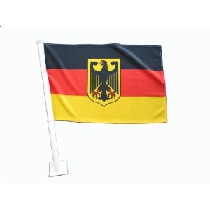 Autofahne Deutschland mit Bundesadler