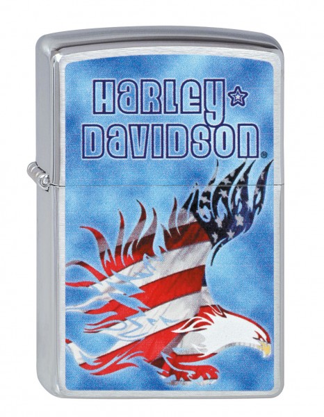 Harley-Davidson - US Eagle - Collection 2012 - Chrome brushed - Zippo-Art.-Nr.: 2.002.352