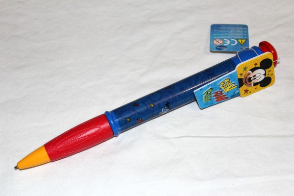 1stk. XXL Disney Kugelschreiber "Mickey" 28cm lang, 3cm Durchmesser