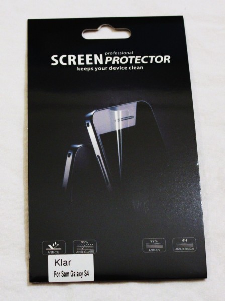 Displayschutzfolie Schutzfolie Screen Protector Klar für Samsung Galaxy S4