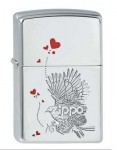 1x ZIPPO Benzinfeuerzeug Bird/Hearts